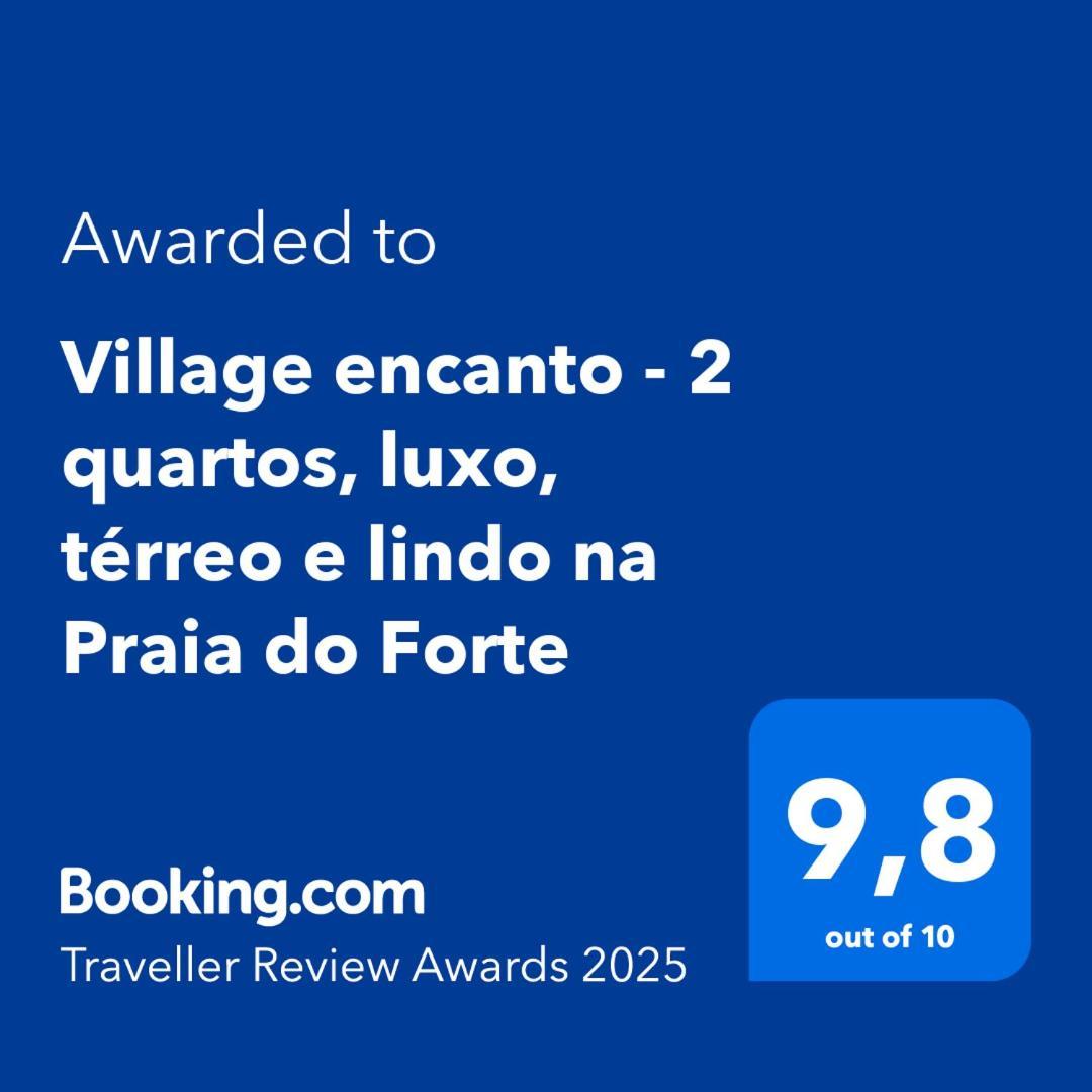 Village Encanto - 2 Quartos, Luxo, Terreo E Lindo Na Praia Do Forte Praia do Forte Exterior foto